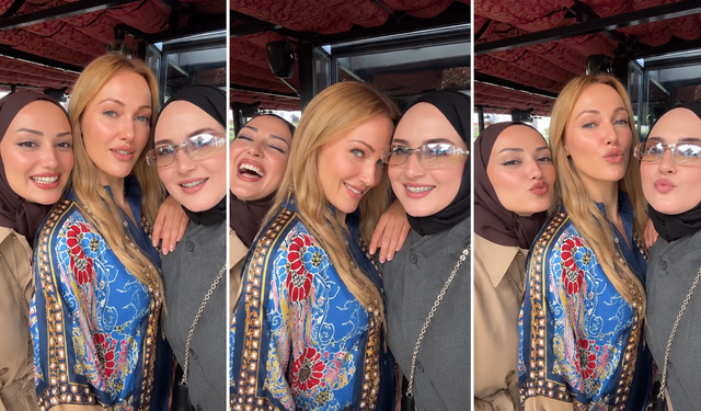 Hürrem Sultan repliği çekerken karşılarına Meryem Uzerli çıktı