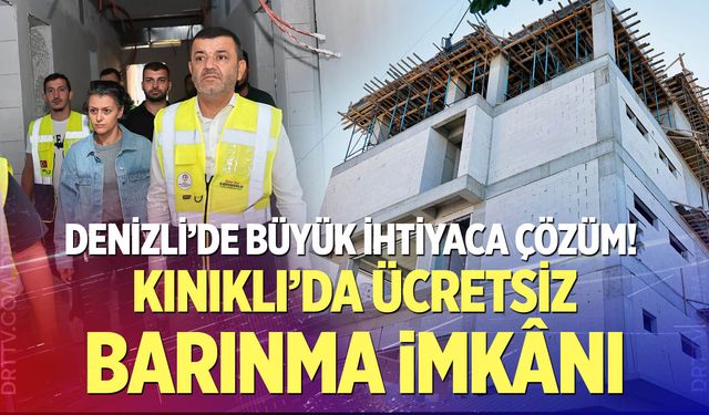 Hasta yakınları ve öğrenciler için müjde! Kınıklı’da ücretsiz barınma imkânı