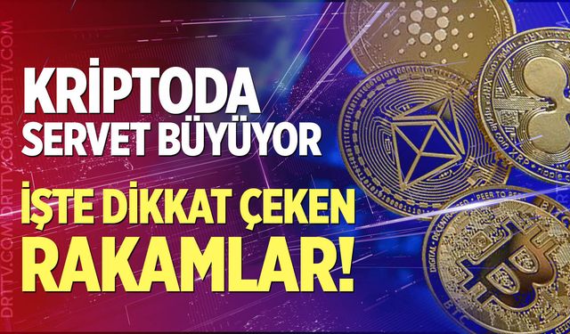 Kriptoda servet büyüyor: İşte dikkat çeken rakamlar