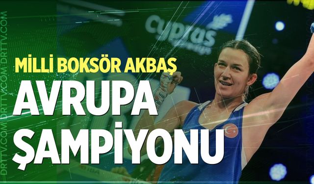 Milli boksör Hatice Akbaş, Avrupa Şampiyonu oldu