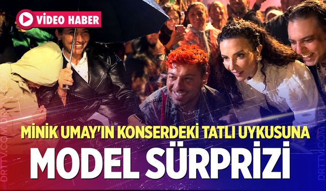 Minik Umay'ın Konserdeki Tatlı Uykusuna Model Sürprizi