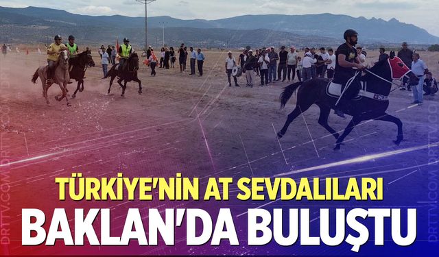 Baklan’da Hüsamettin Gazi Rahvan At Yarışları coşkuyla gerçekleştirildi