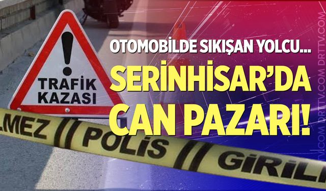 Domates yüklü tır ile otomobil çarpıştı