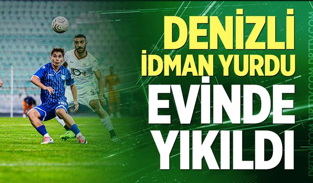 Denizli İdman Yurdu Evinde Yıkıldı