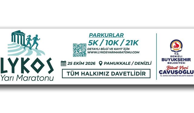 Resmi Reklam - DBB Lykos Maratonu - 25, 26, 27, 28 Eylül 2026