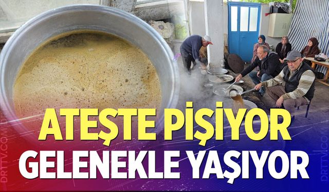 Kızılcabölük’te 650 yıldır imece usulüyle pekmezler kaynıyor