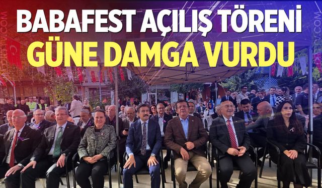 Babafest açılış töreni güne damga vurdu
