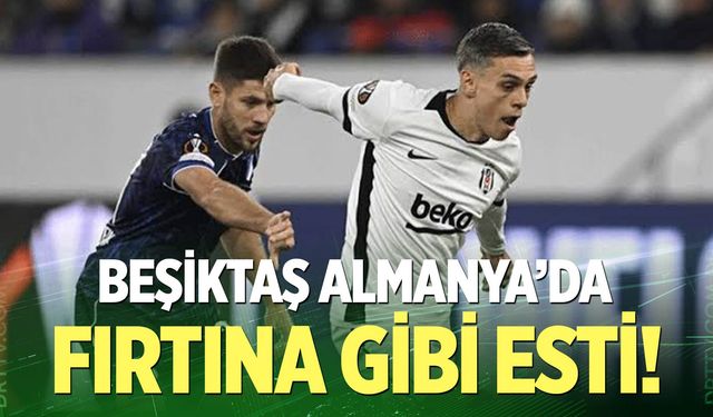 Beşiktaş Almanya’da Fırtına Gibi Esti!