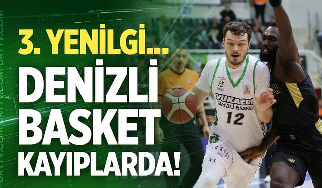 Denizli Basket evinde Trabzonspor’a kaybetti! 70-75