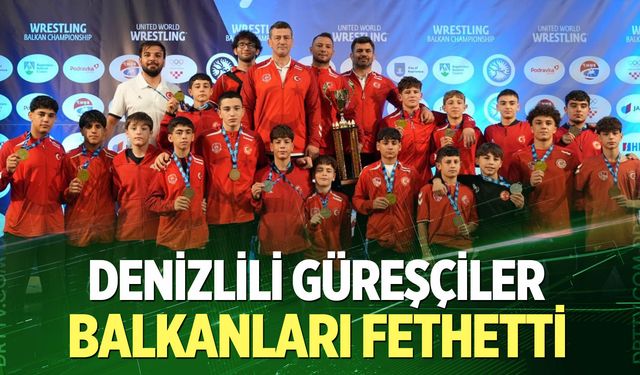 Denizlili Güreşçiler Balkanları Fethetti