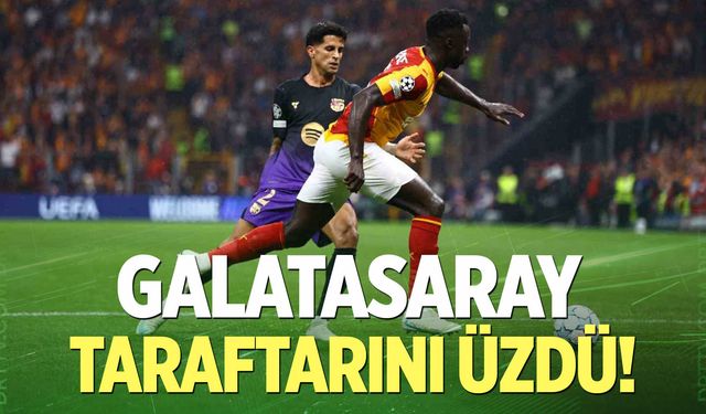 Galatasaray taraftarını üzdü!