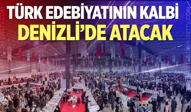 Denizli Kitap Fuarı başlıyor! Ünlü yazarlar geliyor