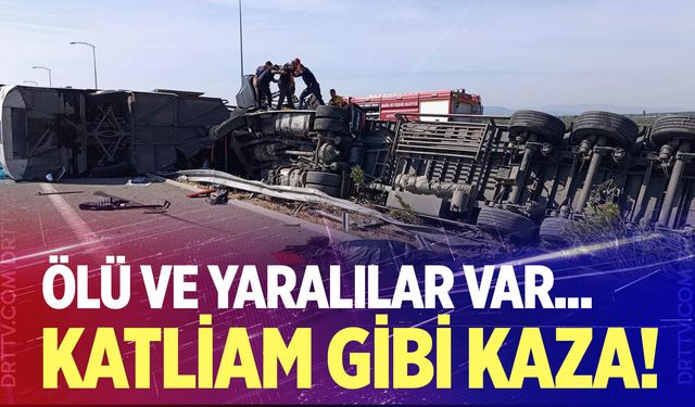 Katliam gibi kaza