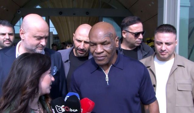 Dünyaca ünlü boksör Mike Tyson Türkiye'de