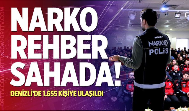 Narko-Rehber Sahada! Denizli’de 1.655 Kişiye Ulaşıldı