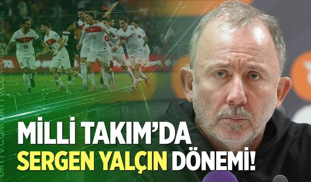 A Milli Takımın Teknik Direktörü Sergen Yalçın oldu