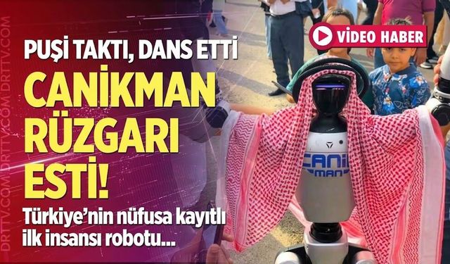 TEKNOFEST’te CANİKMAN rüzgarı: Puşi taktı, dans etti
