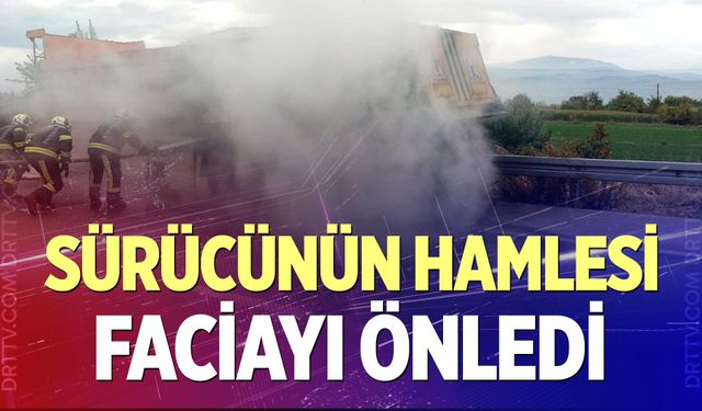 Sürücünün Hamlesi Faciayı Önledi