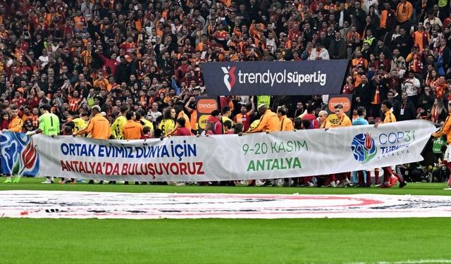Trendyol Süper Lig’de 9. haftaya COP31 damgası!