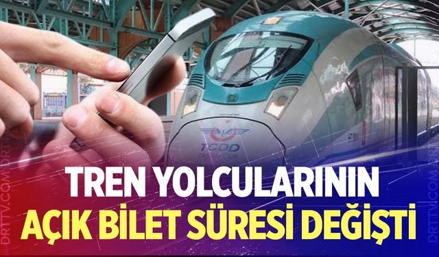 Tren biletlerinde yeni uygulama!