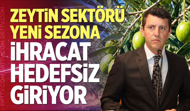 Zeytin Sektörü Yeni Sezona İhracat Hedefsiz Giriyor