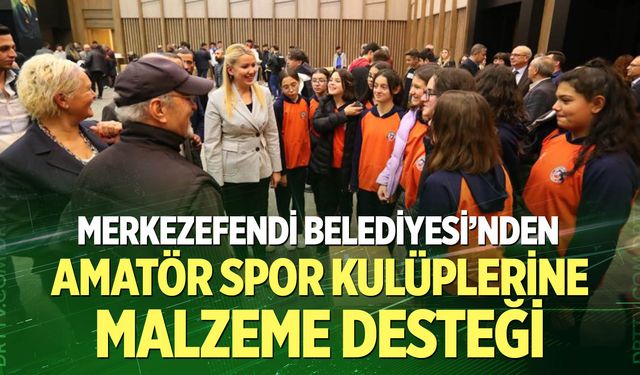 Merkezefendi Belediyesi’nden Amatör Spor Kulüplerine Malzeme Desteği