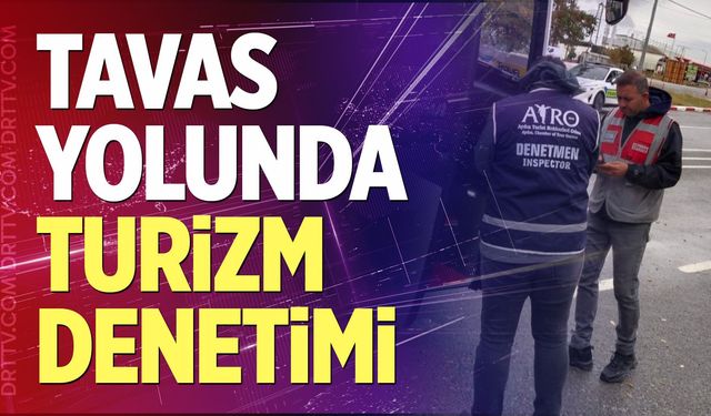 Tavas Yolunda Turizm Denetimi
