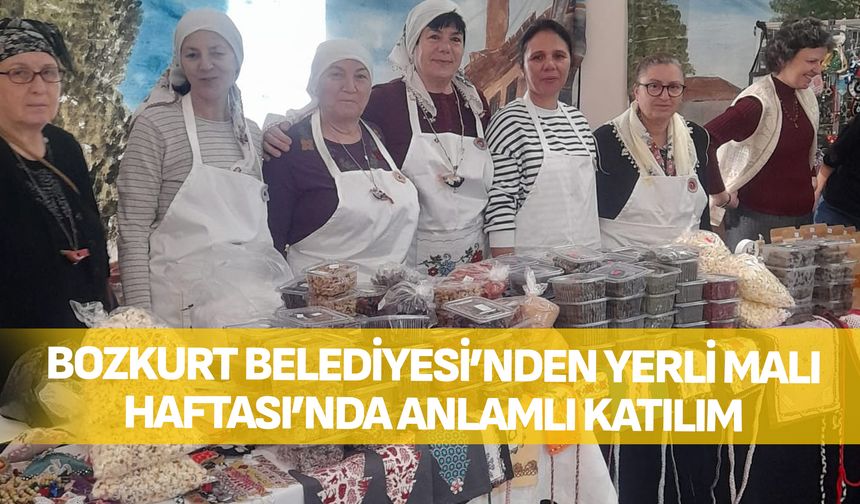 Bozkurt Belediyesi’nden Yerli Malı Haftası’nda Anlamlı Katılım