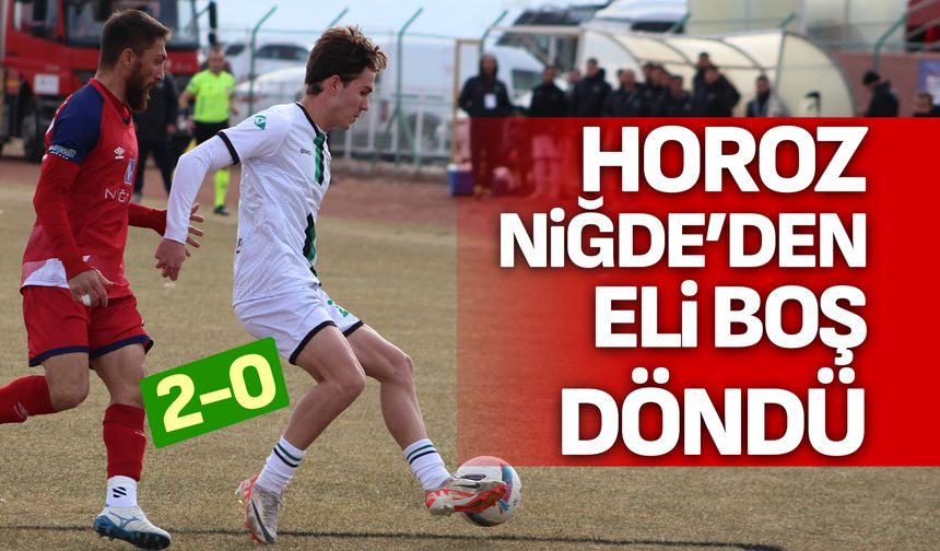 Denizlispor Niğde’den eli boş döndü