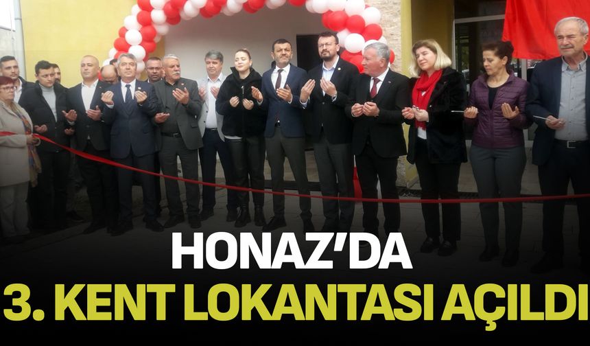 Honaz’da 3. Kent Lokantası açıldı