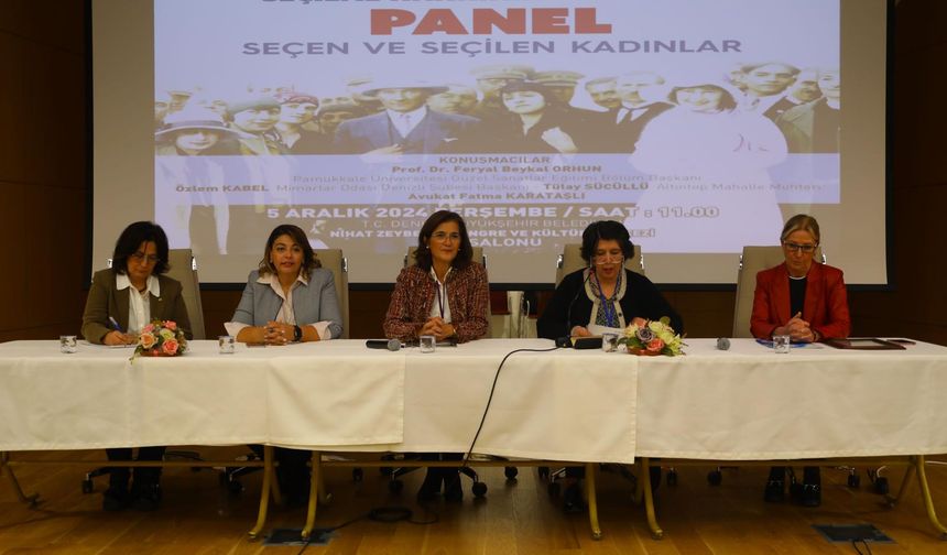 Kadın Meclisi’nden “Seçen ve Seçilen Kadınlar” paneli