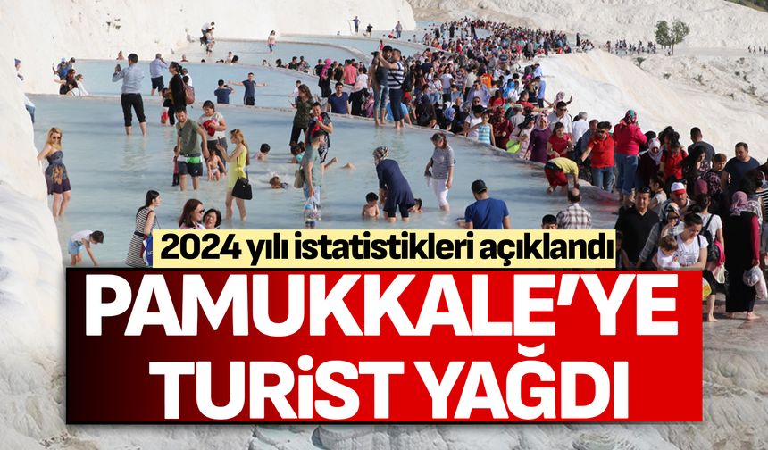 Pamukkale’yi 2024 yılında kaç kişi ziyaret etti? İşte rakamlar…