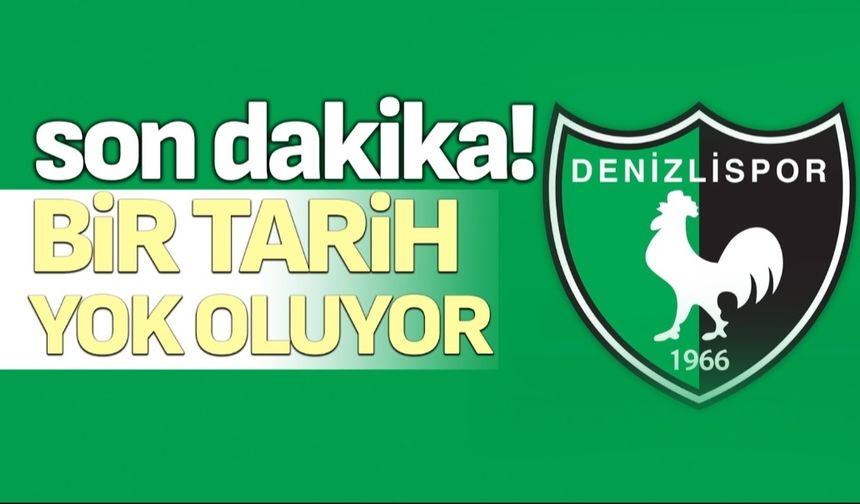 Son dakika! Denizlispor'da aday çıkmadı...