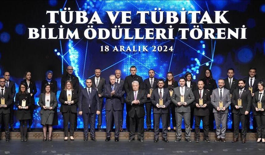 TÜBA ve TÜBİTAK Bilim Ödülleri Töreni yapıldı