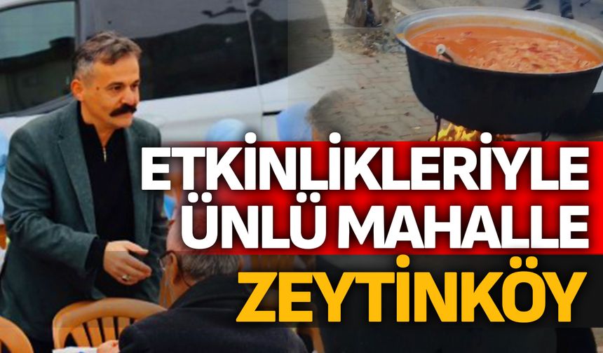 Etkinlikleriyle ünlü mahalle: Zeytinköy