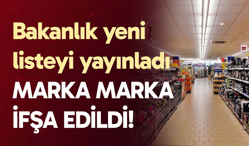 Marka marka ifşa edildi!