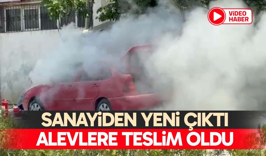 Sanayiden yeni çıktı, alevlere teslim oldu
