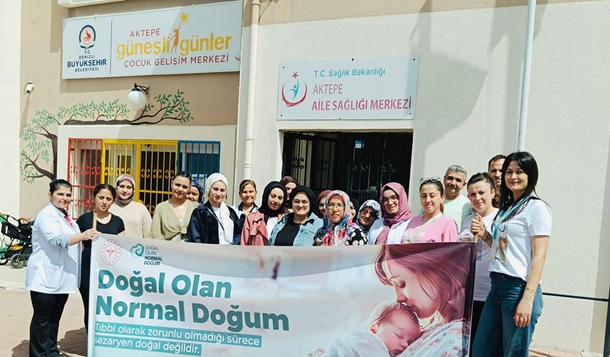 Anne adaylarına doğuma hazırlık eğitimi verildi