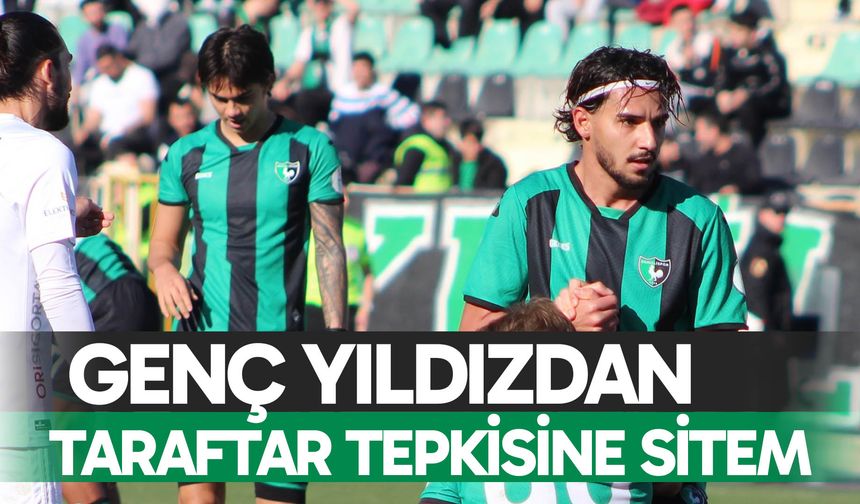Genç yıldızdan taraftar tepkisine sitem