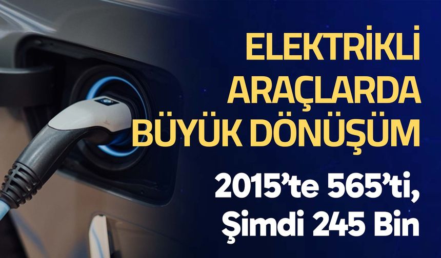 2015’te 565’ti, Şimdi 245 Bin: Elektrikli Araçlarda Büyük Dönüşüm