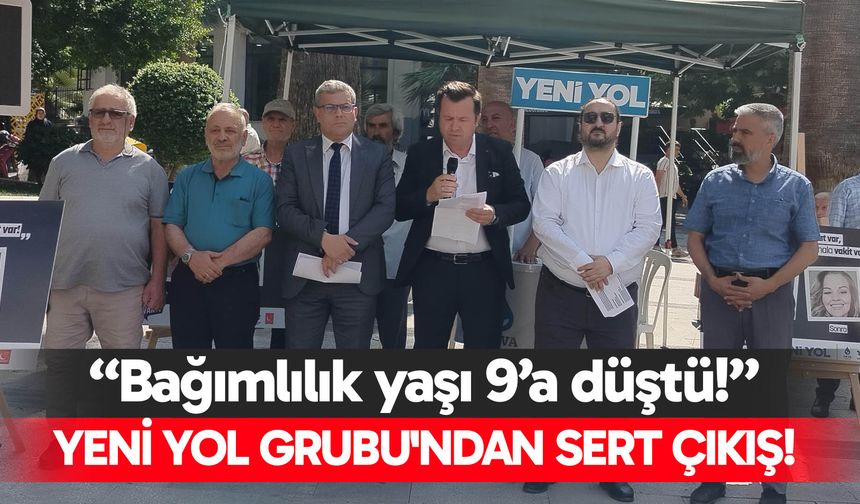 Yeni Yol Grubu'ndan sert çıkış; “Bağımlılık yaşı 9’a düştü!”