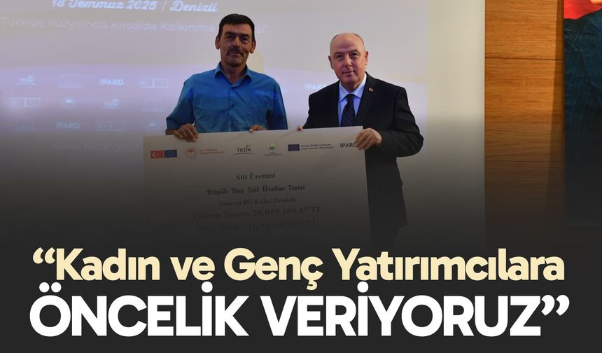 TKDK Başkanı Antalyalı: “Kadın ve Genç Yatırımcılara Öncelik Veriyoruz”