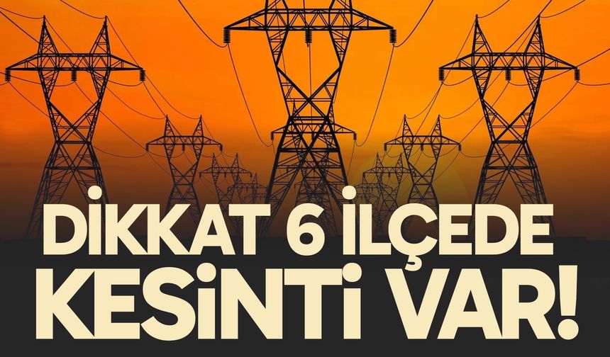 20 Temmuz Pazar Günü Denizli’de Geniş Kapsamlı Elektrik Kesintisi Yaşanacak