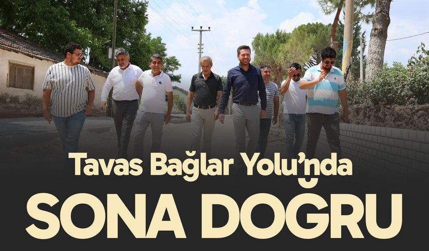 Tavas Bağlar Yolu’nda Sona Doğru: Altyapı ve Üstyapı Tamamlanıyor