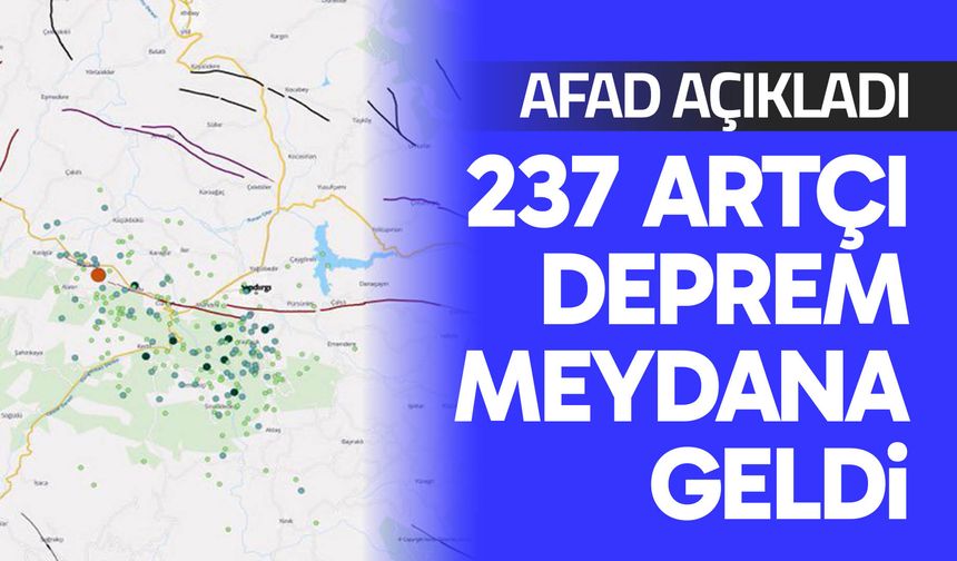Balıkesir’deki depremin ardından 237 artçı deprem meydana geldi