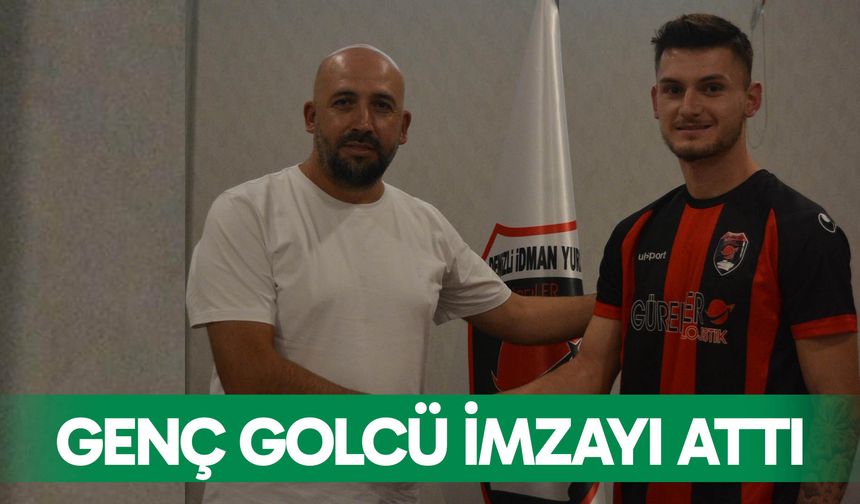 Genç golcü imzayı attı