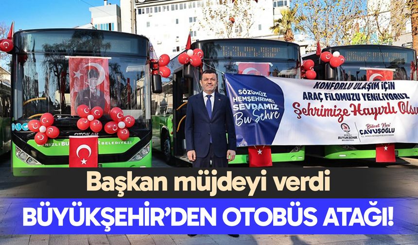Büyükşehir’den otobüs atağı!