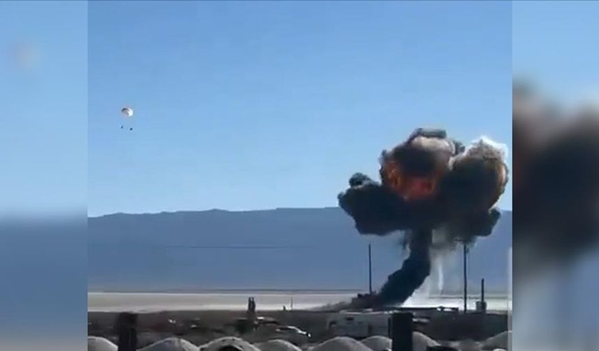 ABD Hava Kuvvetlerinin gösteri uçağı düştü