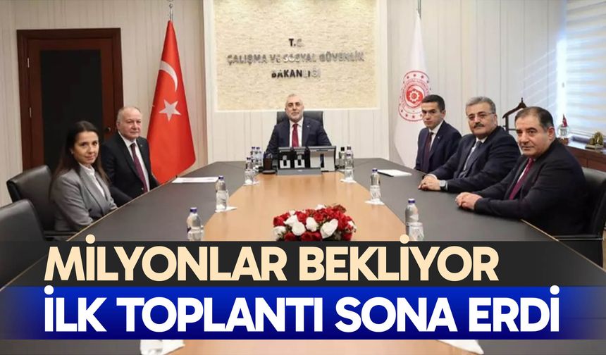 Asgari ücrette ilk toplantı sona erdi