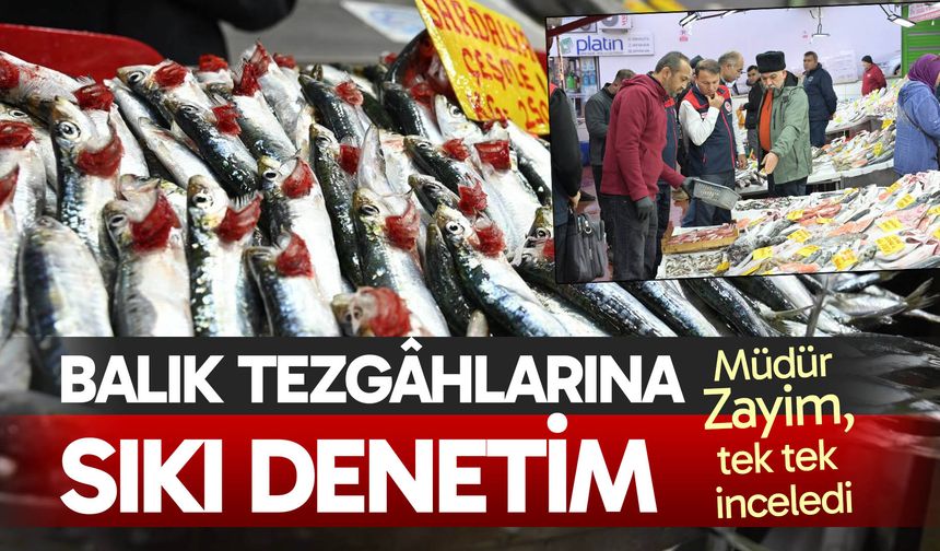 Denizli’de balık tezgâhlarına sıkı denetim